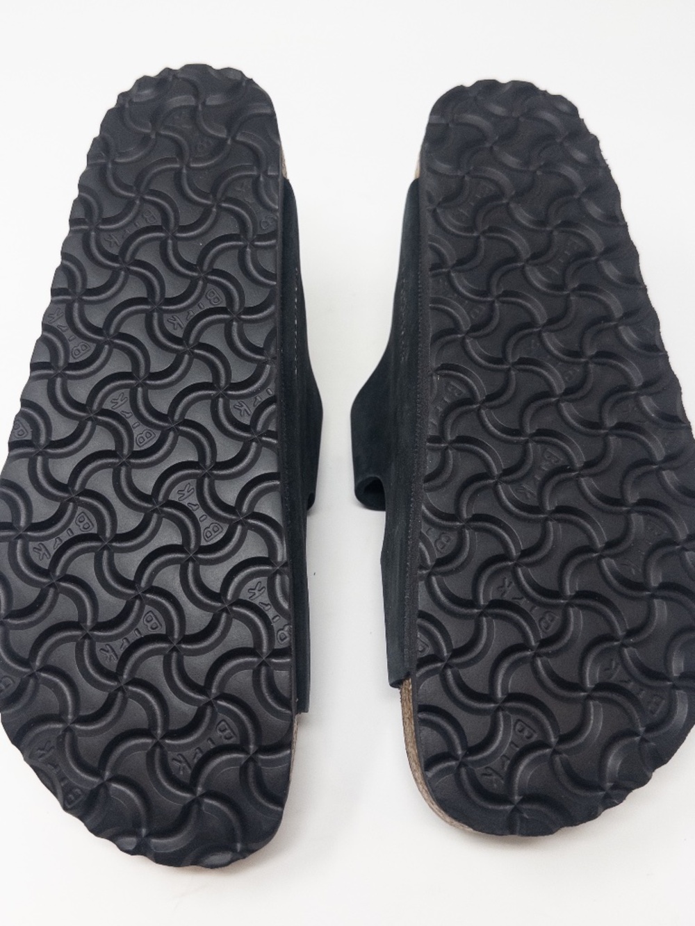 Birkenstock Arizona Big Buckle Black Gold Size 38 Narrow - Picture 4 of 6